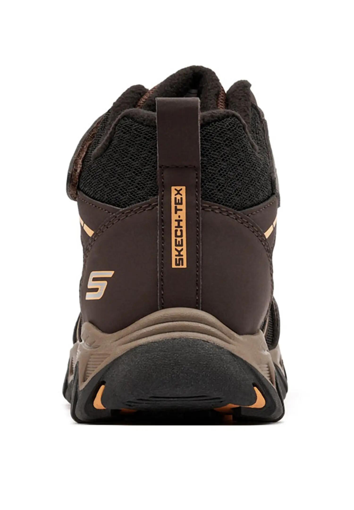 Baskets de sport - Enfant - Bottines à scratch - Skechers 406412L - Marron 3/5