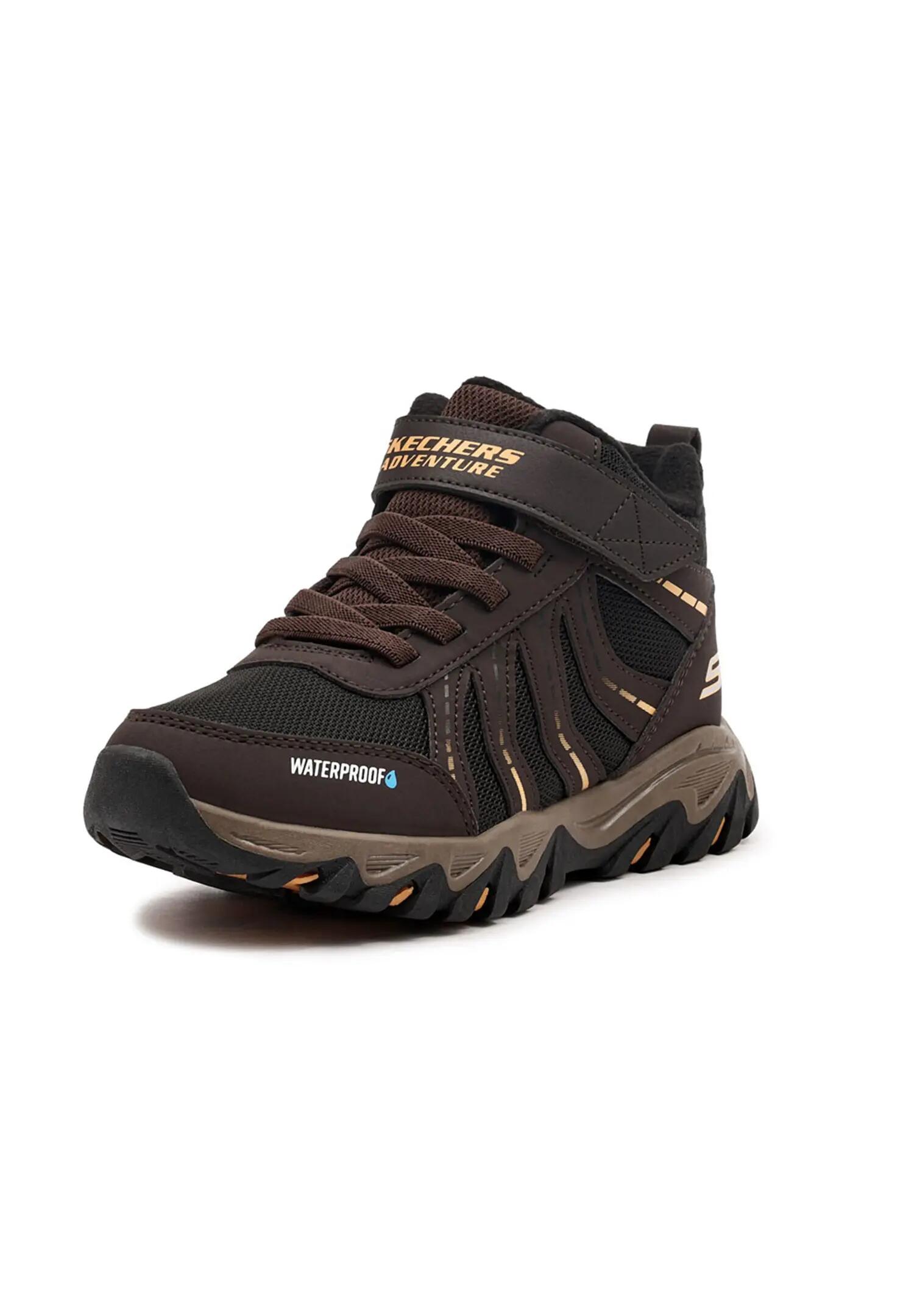 Baskets de sport - Enfant - Bottines à scratch - Skechers 406412L - Marron 2/5