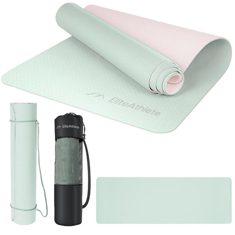 EliteAthlete® Yogamatte - Sportmatte - Fitnessmatte - Yoga Matte - 183x61x0.6 cm