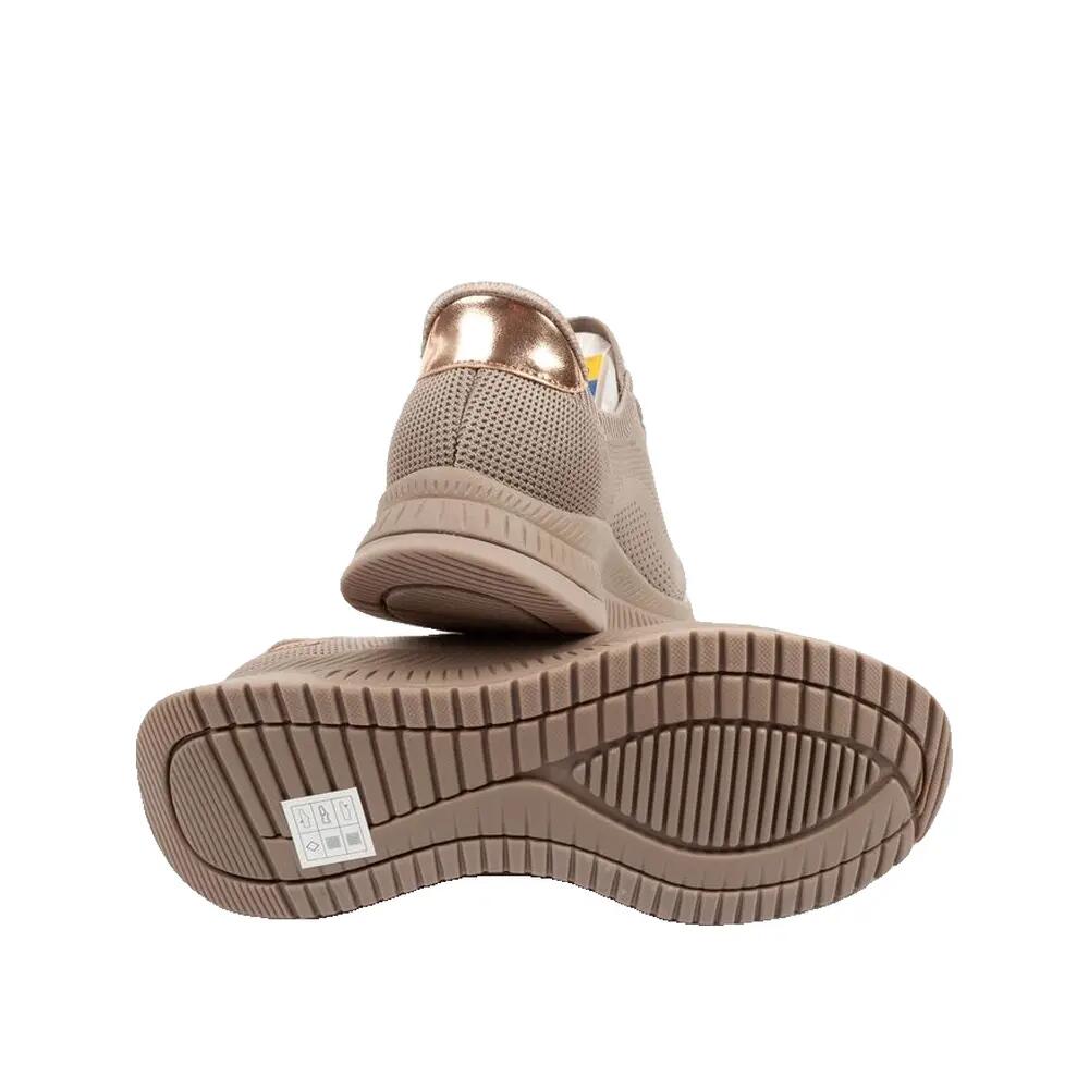 Buty SKECHERS SLIP-INS BOBS SQUAD 4 DIRE STEP Brązowy 8/9