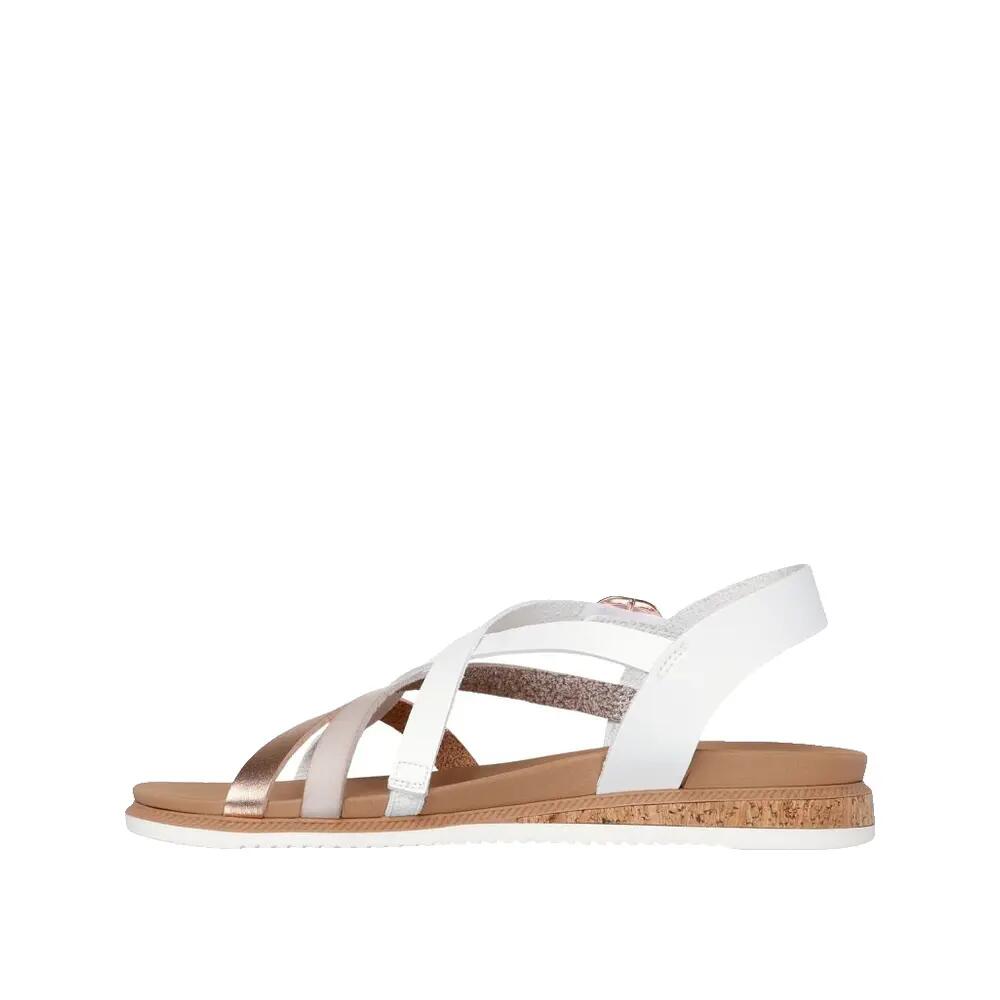 Chinelos Skechers Desert Kiss Low - Pe, Branco, Mulheres 10/10
