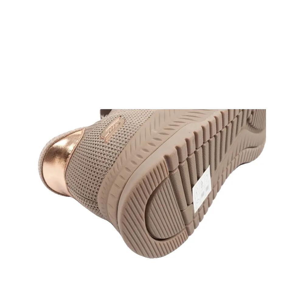Buty SKECHERS SLIP-INS BOBS SQUAD 4 DIRE STEP Brązowy 6/9