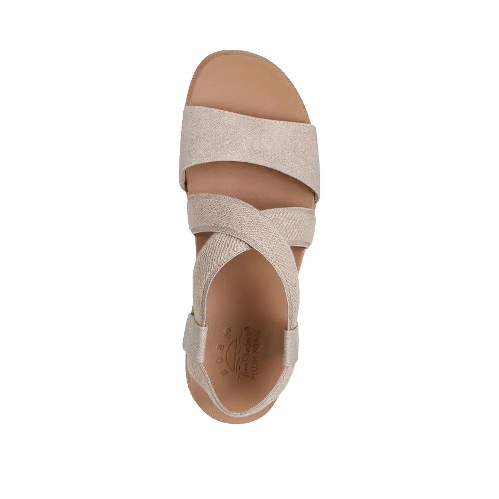 Sandalias Planas Mujer Skechers  Marrón 8/10