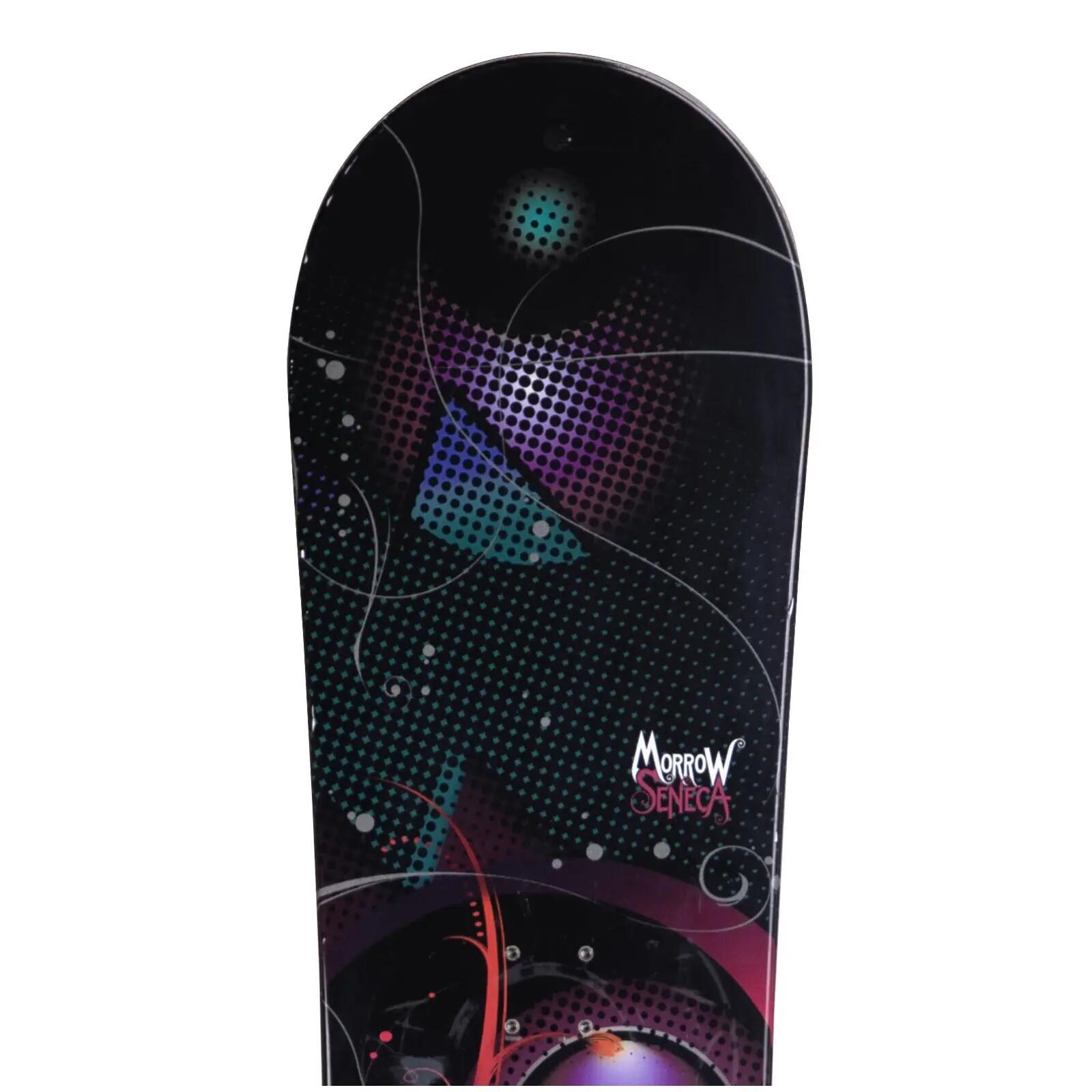 RECONDITIONNE - Snowboard Morrow Seneca + Fixations Coque 2/4