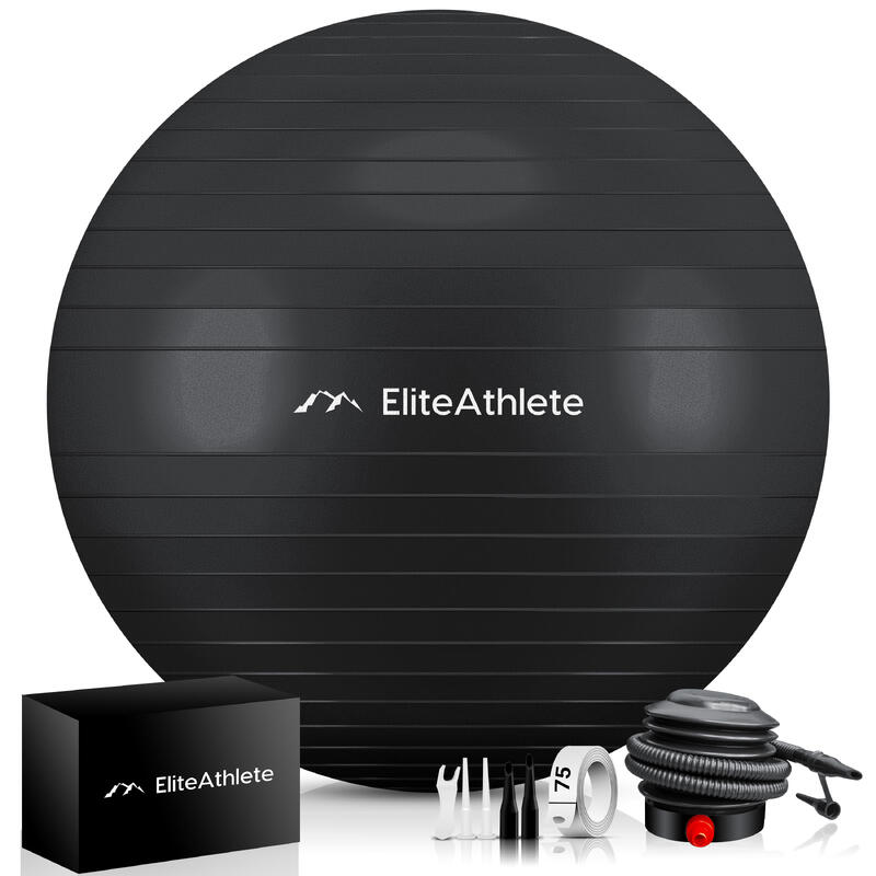 EliteAthlete® Gymnastikball - Sitzball - 55cm