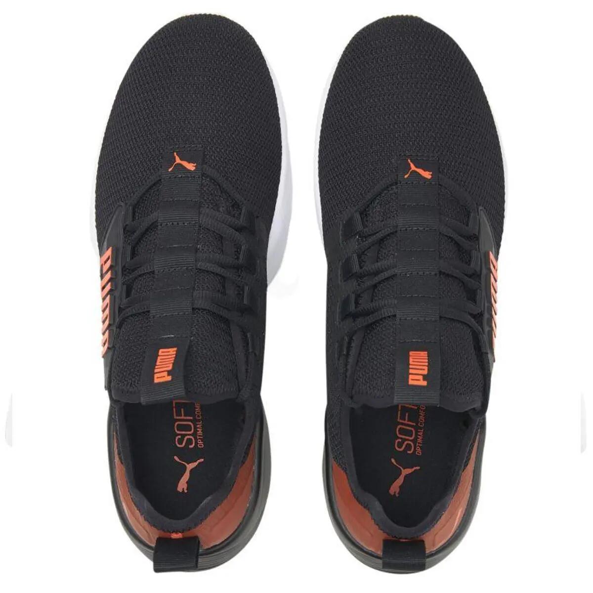 "Retaliate Block" Sneaker für Herren Schwarz/Orange 4/7