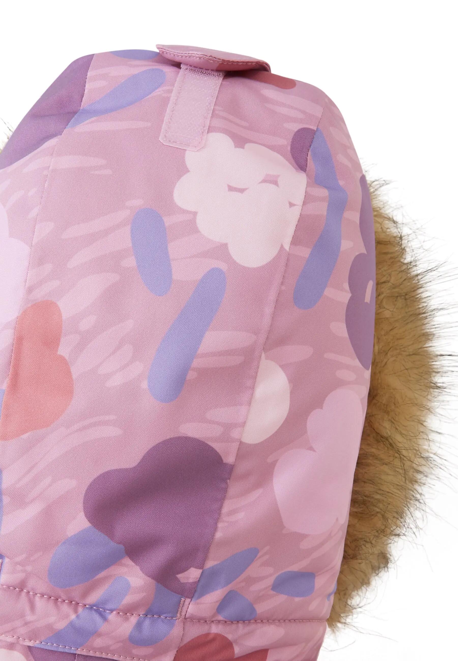 Giacca invernale da bambina tec Muurame Grigio Rosa 8/8