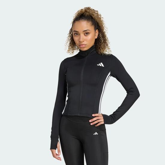 Veste d’entraînement zippée Essentials à 3 bandes