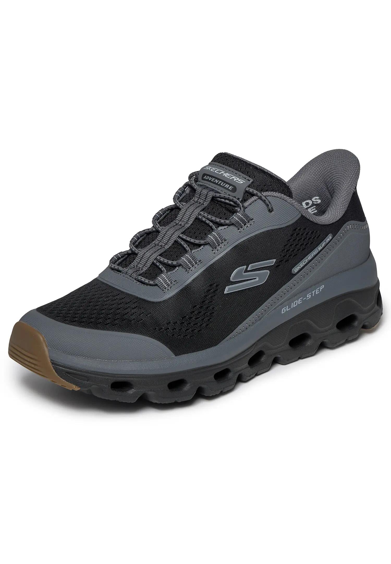 Skechers Herren Sneaker Glide Step Sole Glover Peak 237812 BKCC Black Charcoal 3/7