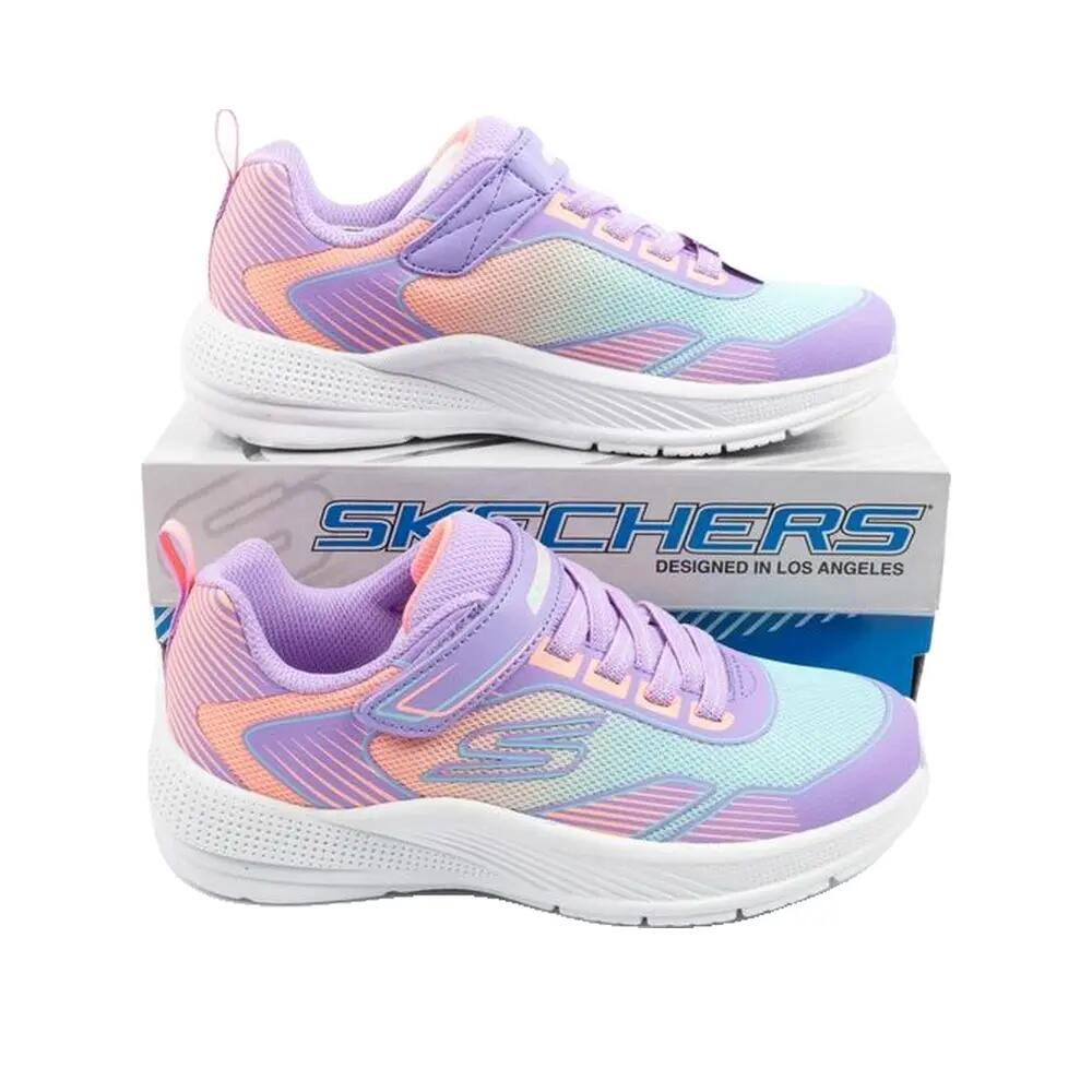 Baskets Skechers Microspec Advance - Oasis Poi, Violet, Enfants 6/9
