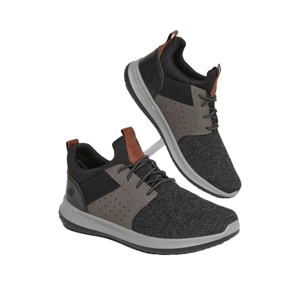 Mens Delson Camben Trainers (Grey) 9/10