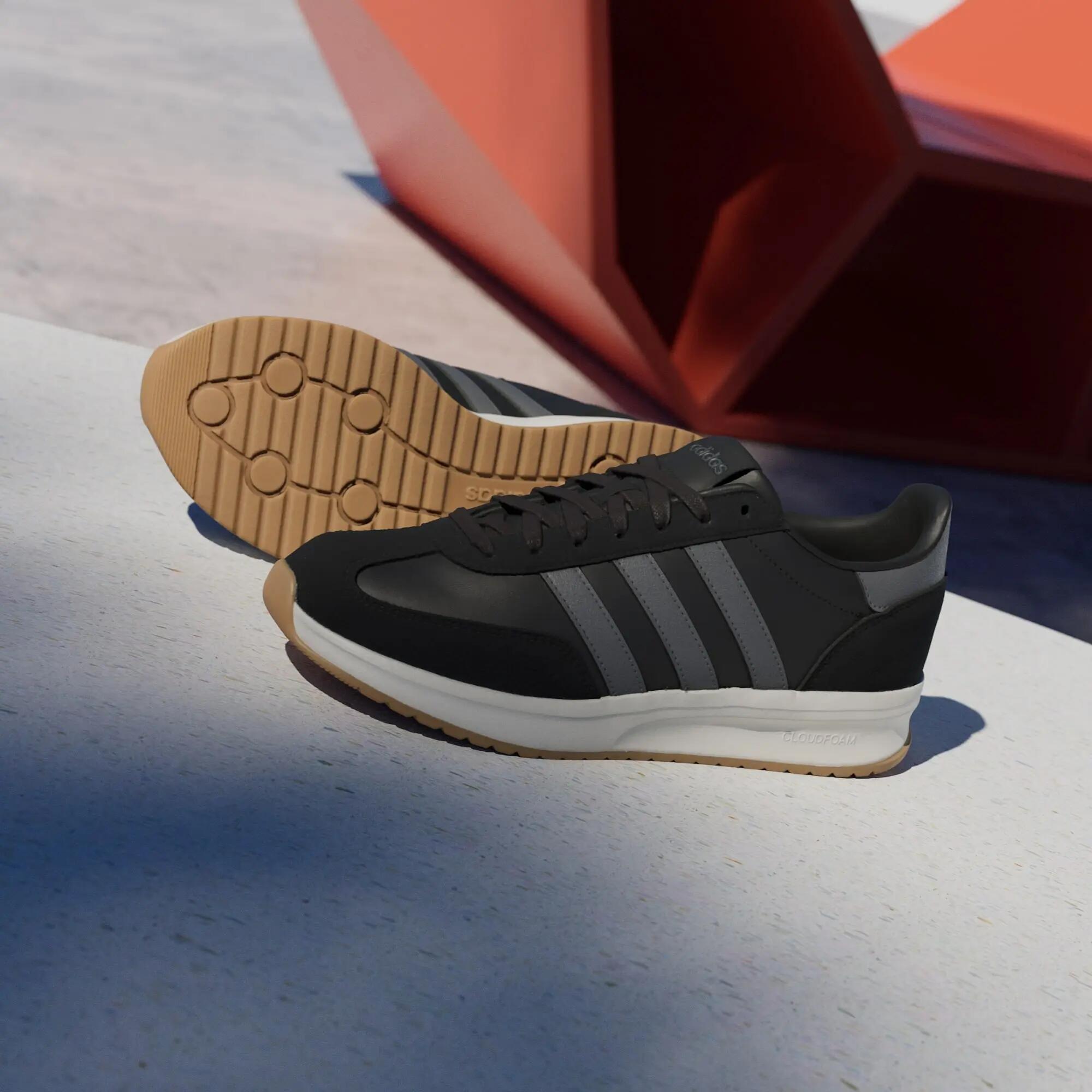 adidas Run 70s Lifestyle Carbon Core Black Cloud White — photo 3