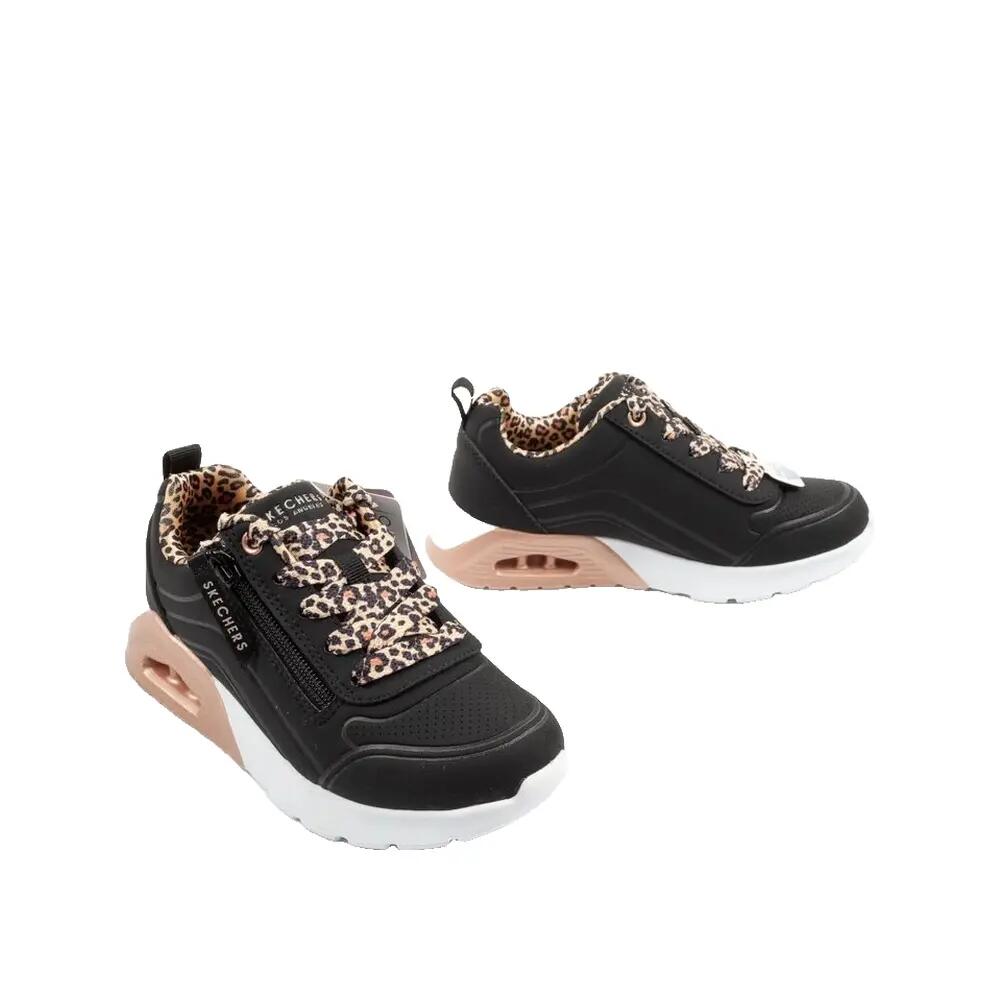 Buty SKECHERS UNO LITE 2.0 - LEOPARD STRIDE Czarny 7/9