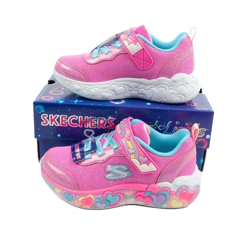 Scarpe da ginnastica Skechers S Lights-eternal Heart, Rosa, Bambini 9/10