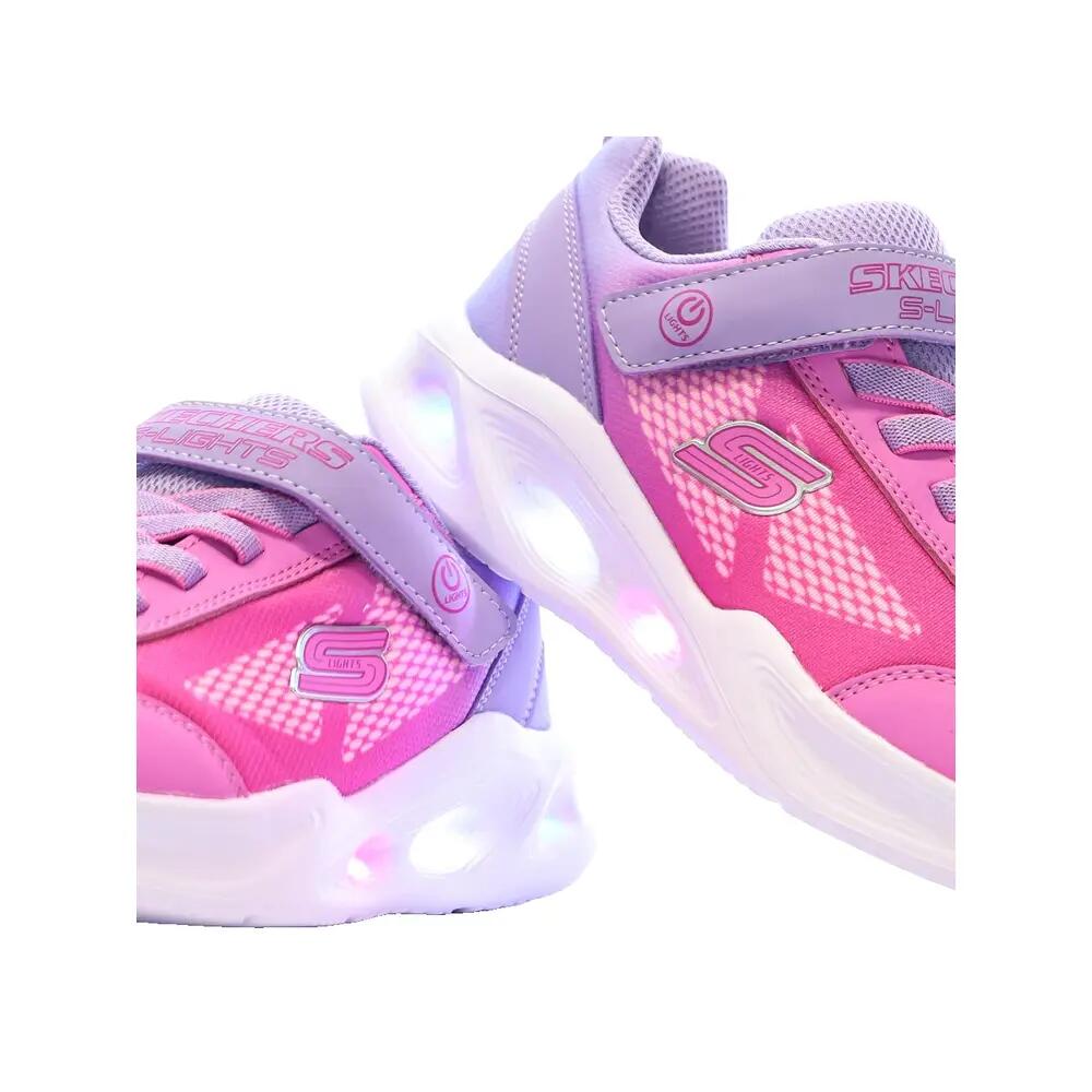 Skechers Sola Glow Scarpe da Ginnastica Bambina Rosa/Malva 8/8