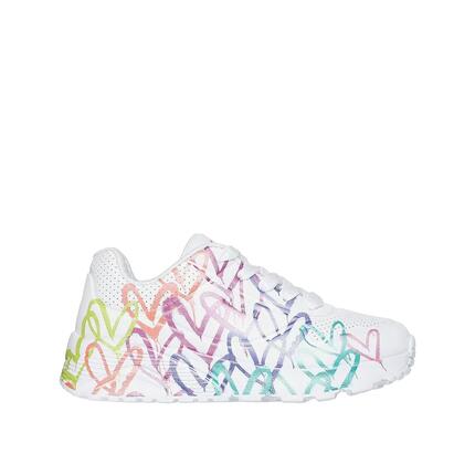 Chaussures de sport pour fille Skechers blanches