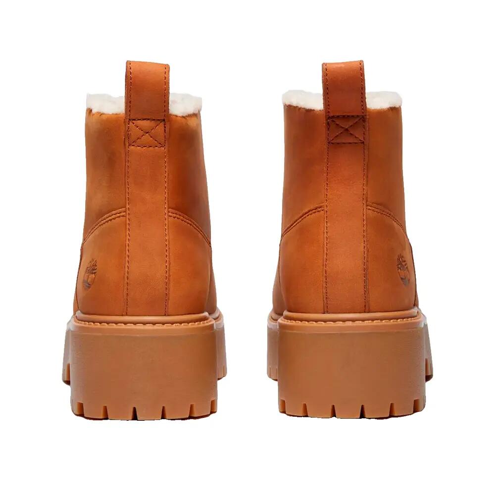 chaussures d'alpinisme STST MID WARM LINED BOOT RUST, Wide FEMME marron 7/9