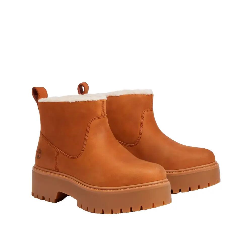 chaussures d'alpinisme STST MID WARM LINED BOOT RUST, Wide FEMME marron 6/9