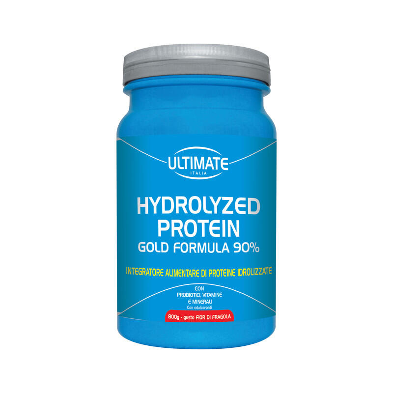 ULTIMATE ITALIA Integratore alimentare - HYDROLIZED PROTEIN FIOR DI FRAGOLA - 800g