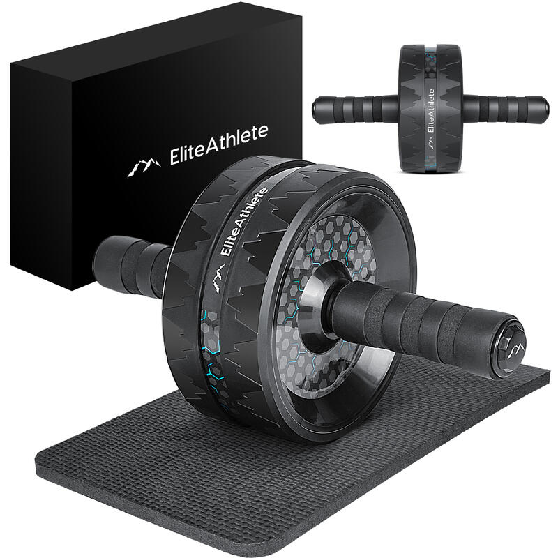 EliteAthlete® Buiktrainer - Roulette Abdominaux - AB Wheel - Rouleau Abdo