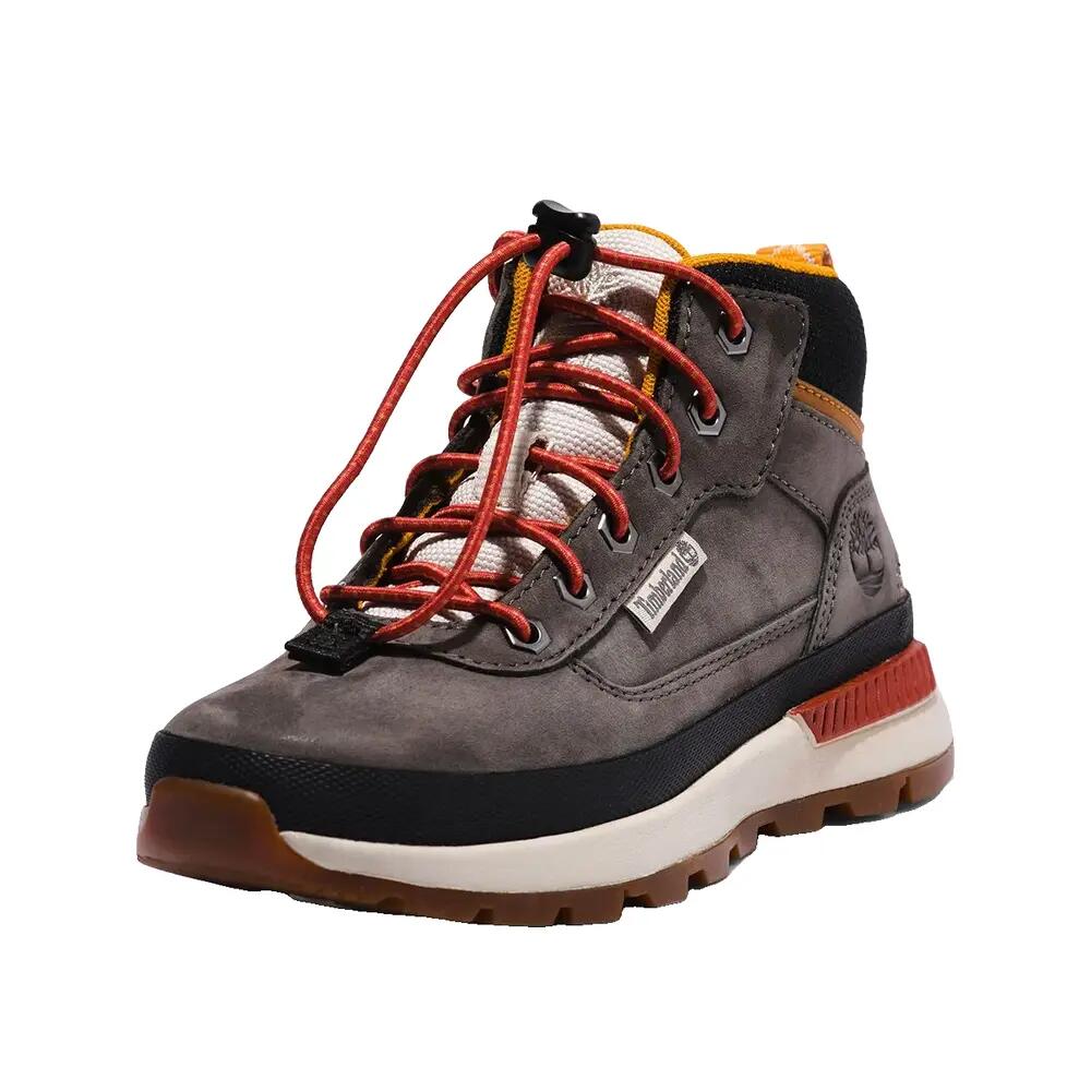 Timberland Field Trekker Mid Junior Hiking Shoes Grey 5/9