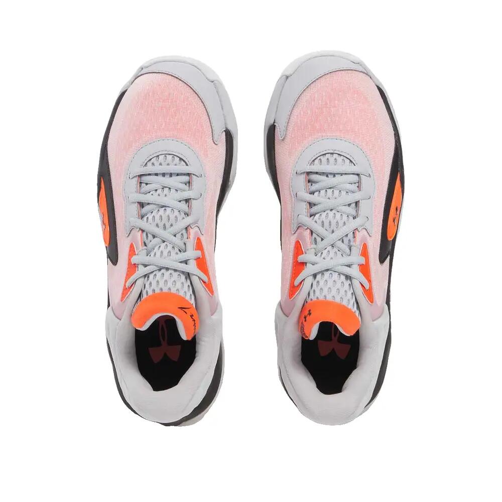 Scarpe da basket Under Armour Spawn 7 Grigio/Nero/Rosso 5/5