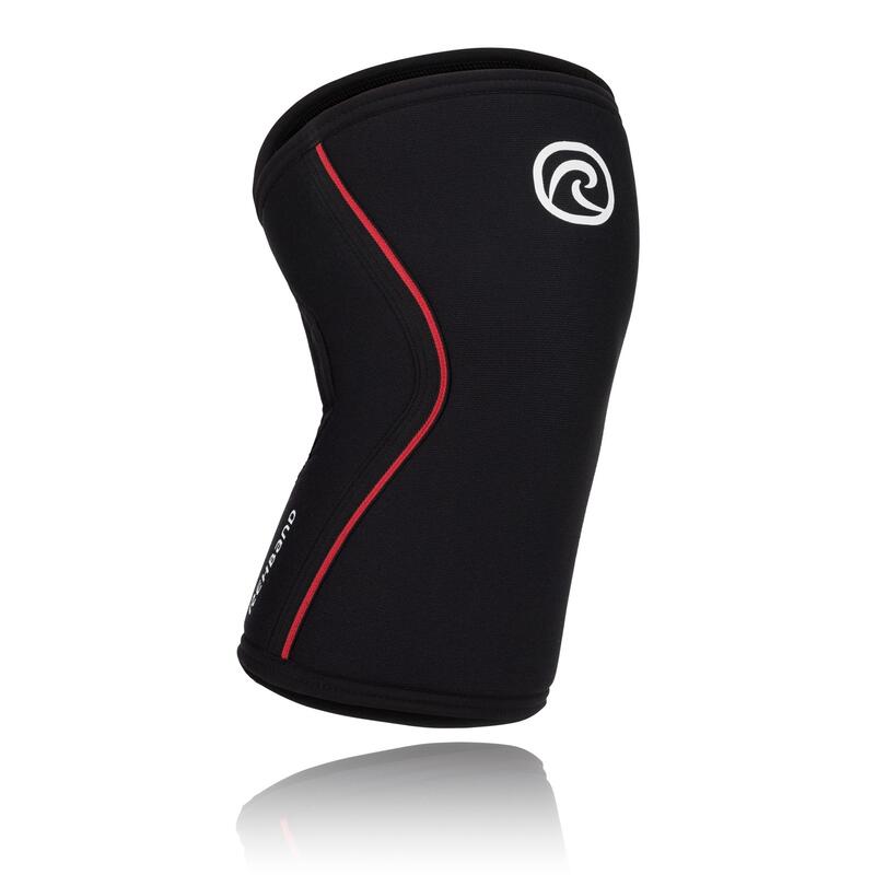 Genouillère RX - 7 mm - Noir/Rouge