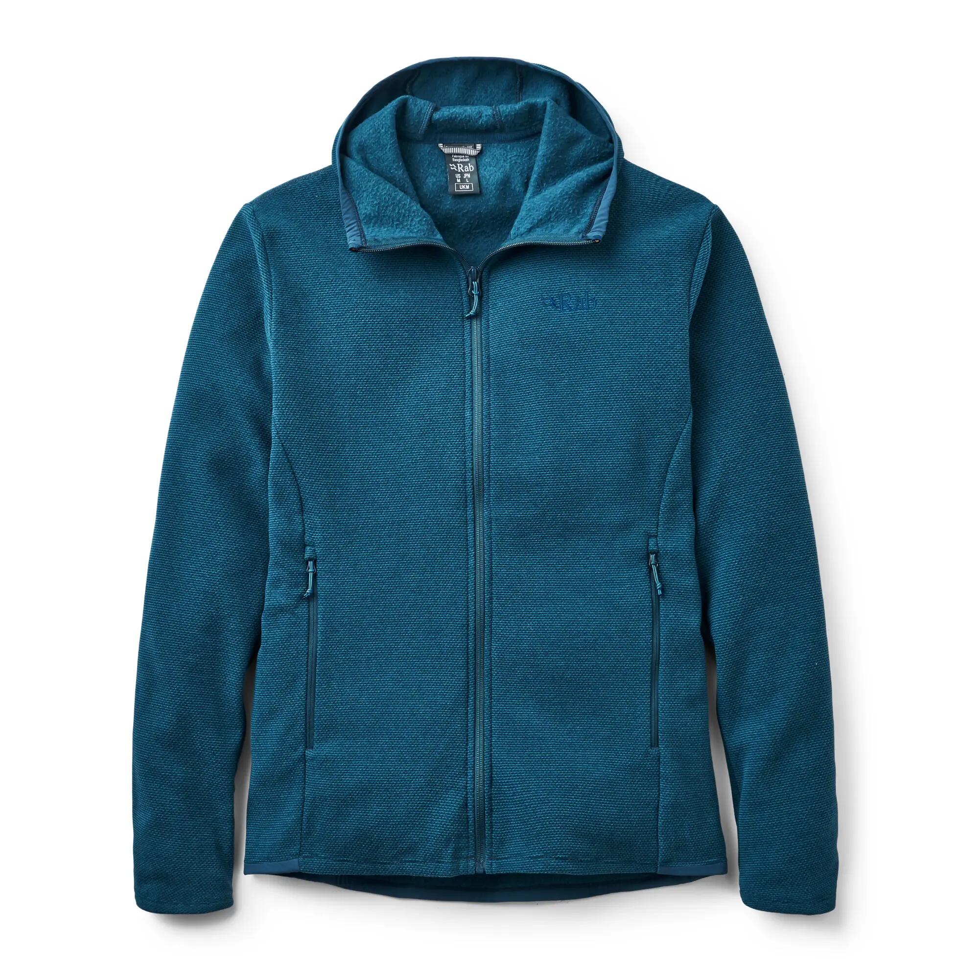 Men's Fleece Hoody Stavel - Tempest Blue -  3
