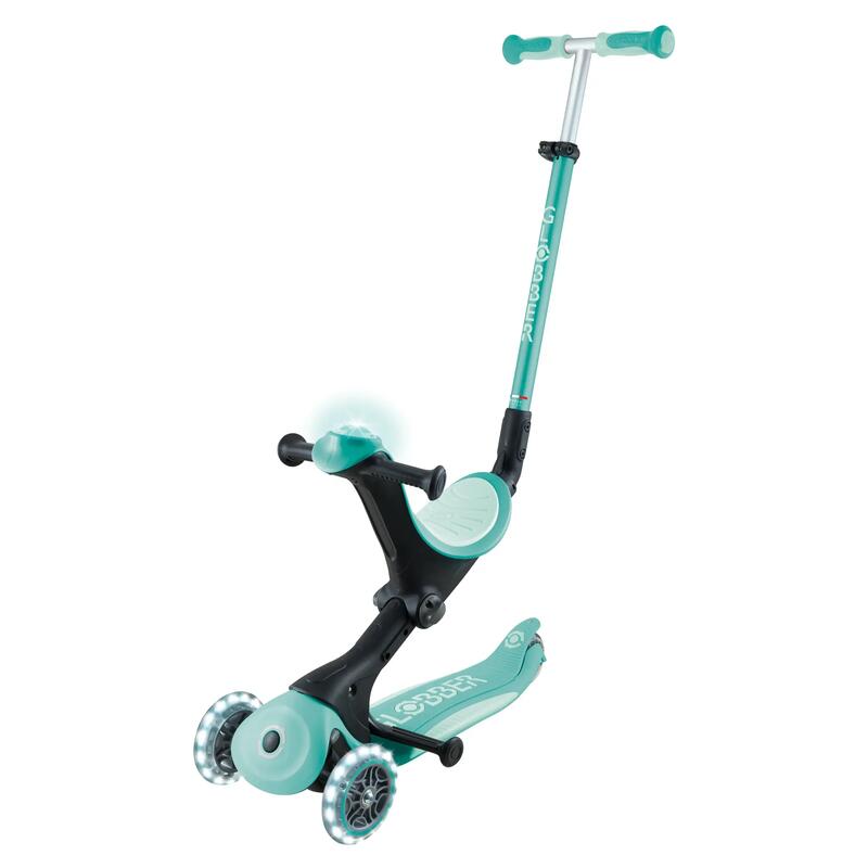Globber Go Up Deluxe Işıklı Scooter - Mint Yeşili