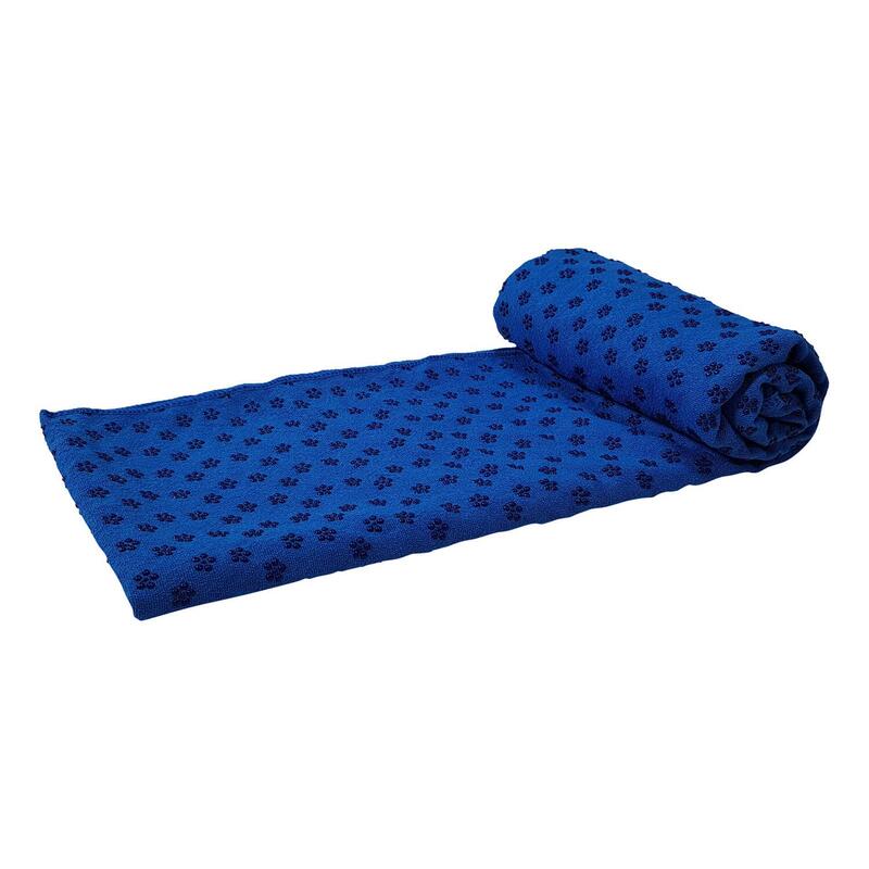Siliconen Yoga Handdoek - 183 x 67 cm - Blauw