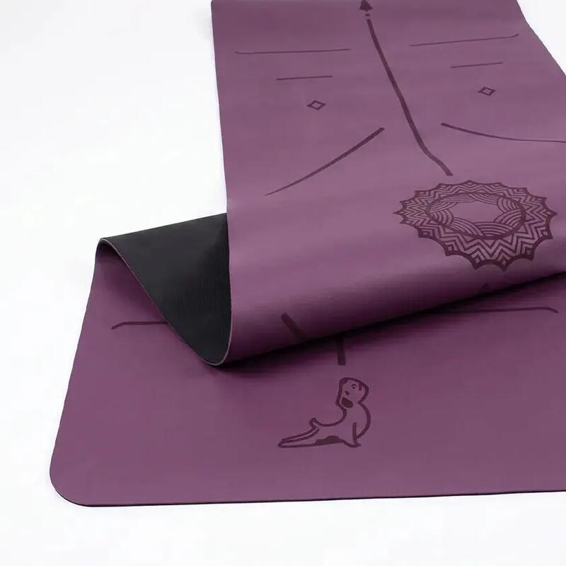 Focus Serisi Mor 4.1 mm Doğal Kauçuk Kaydırmaz Yoga Matı
