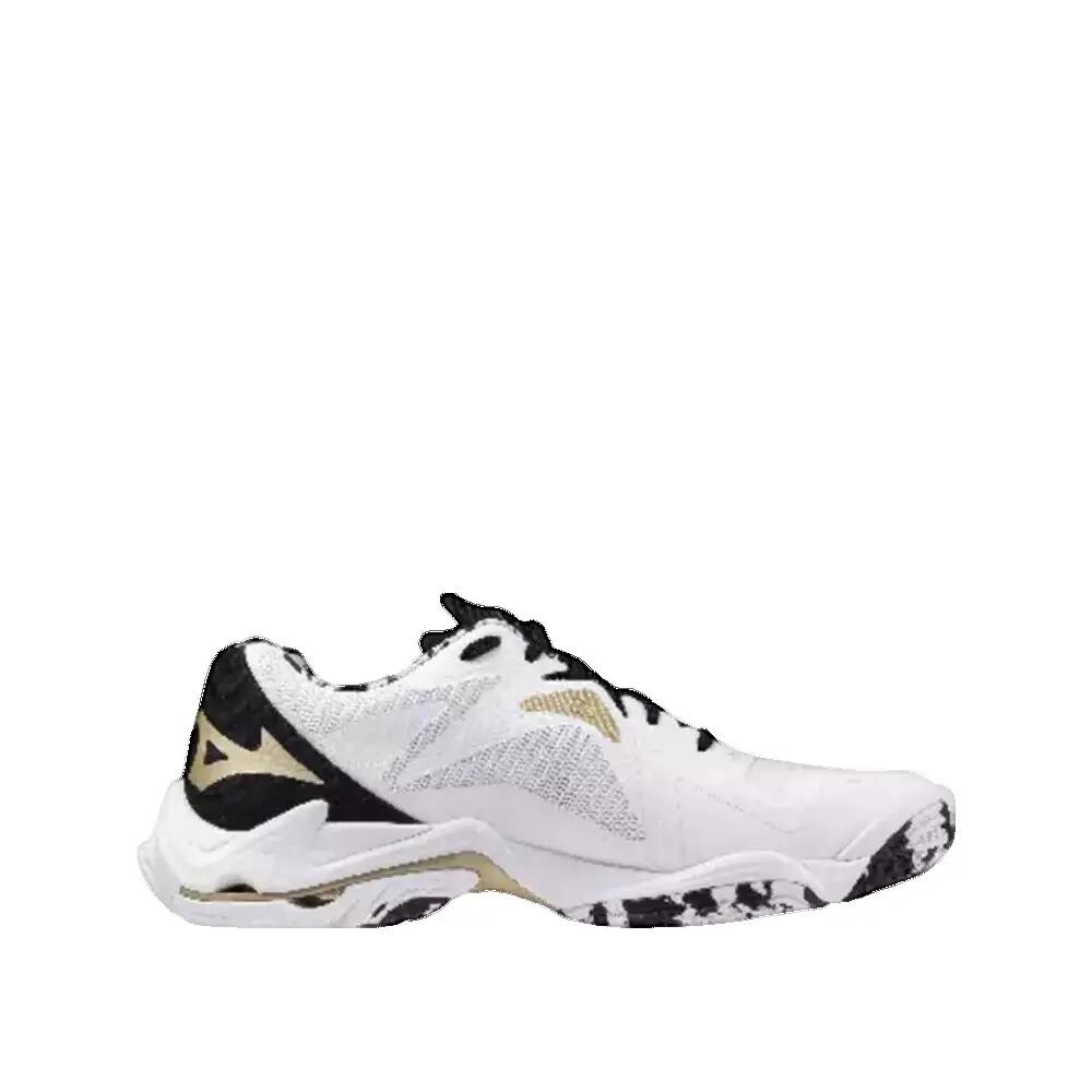 Chaussures de volley Mizuno Wave Lightning Z8 Blanc/Noir/Or 3/3