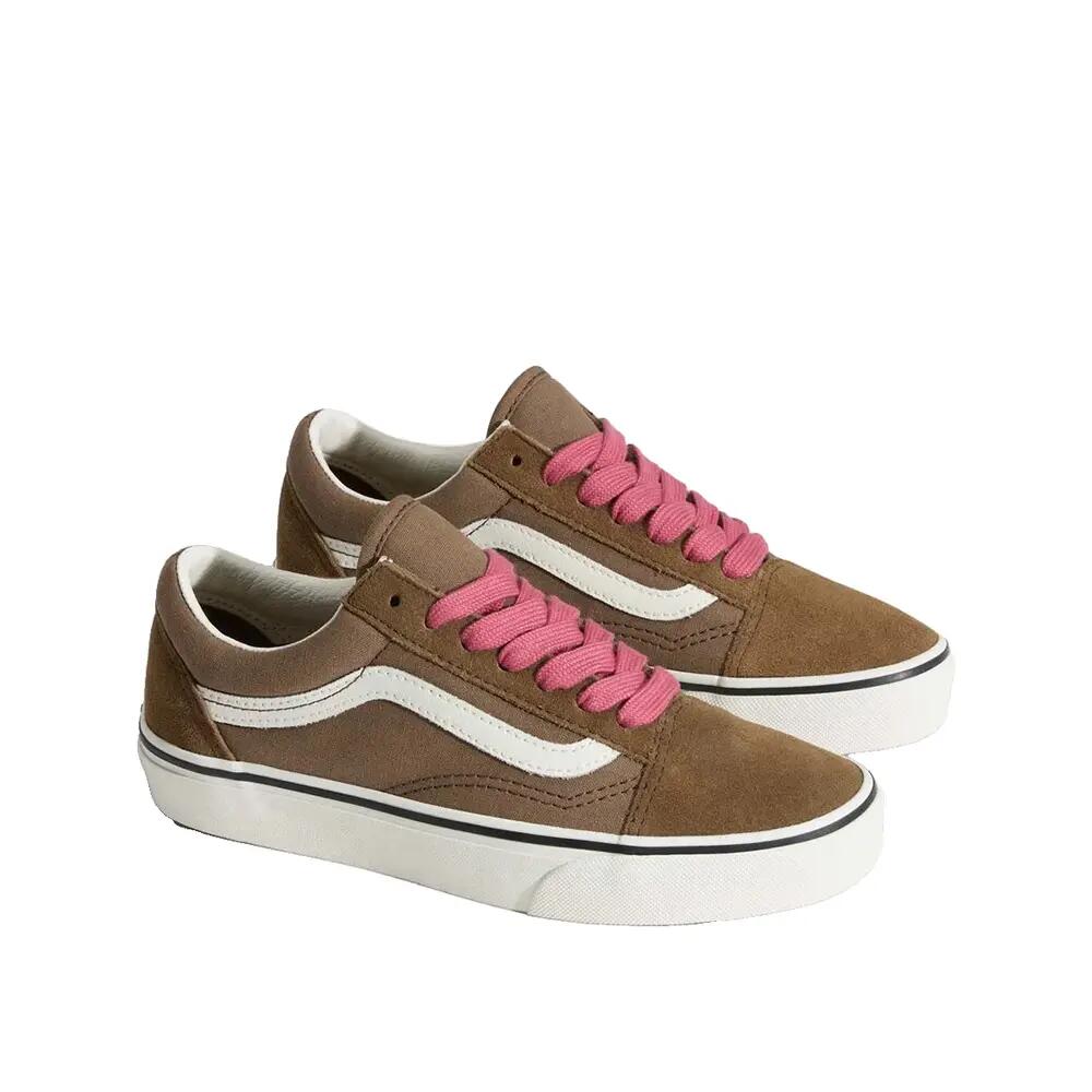 Tênis feminino Vans Old Skool pop marrom. 10/10