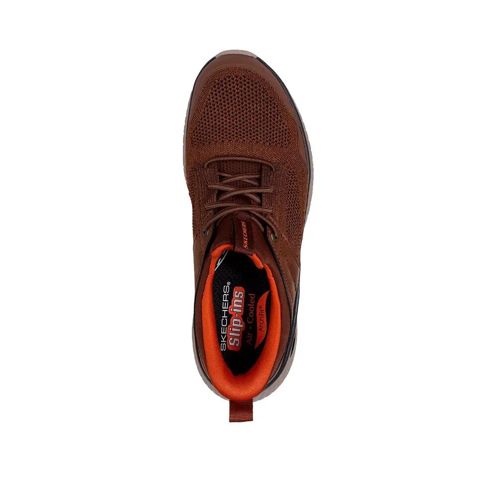 Chaussures Skechers Arch Fit Crosser Emeric Marron 4/4