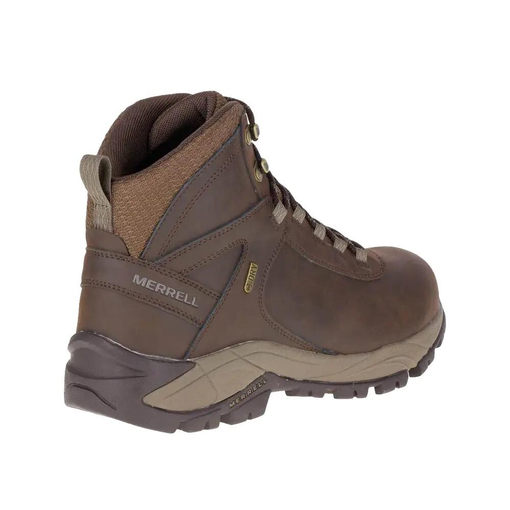 Botas de montaña Merrell Vego Mid de cuero impermeable Marrón 7/8