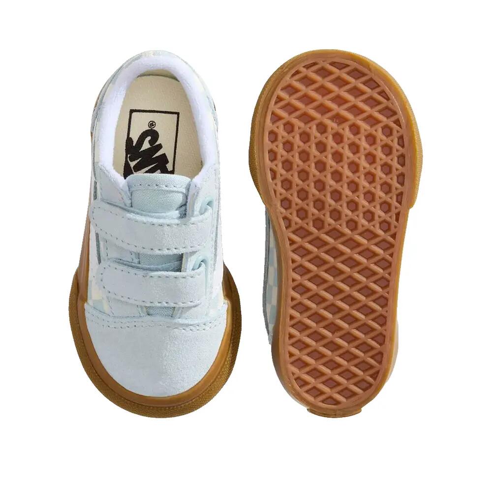 Vans Old Skool V Schuhe in Blau 4/7