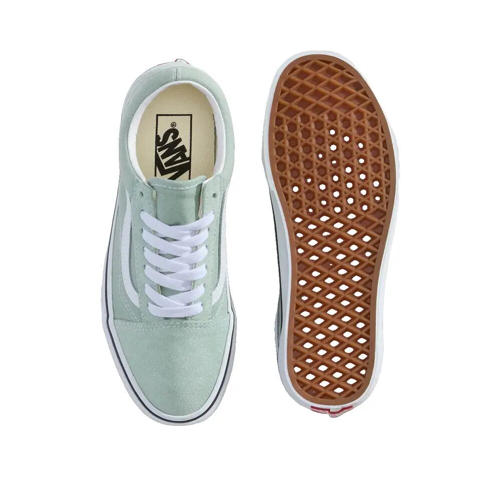 Tênis feminino Vans Old skool verde. 5/7