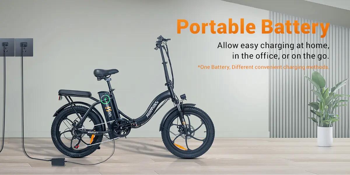 Składany elektryczny rower miejski HillMiles MilePort 1 250W 468Wh 20-calowy 8/11