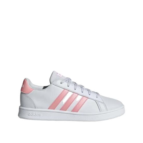 Zapatos Adidas Grand Court Niña Gris/Rosa