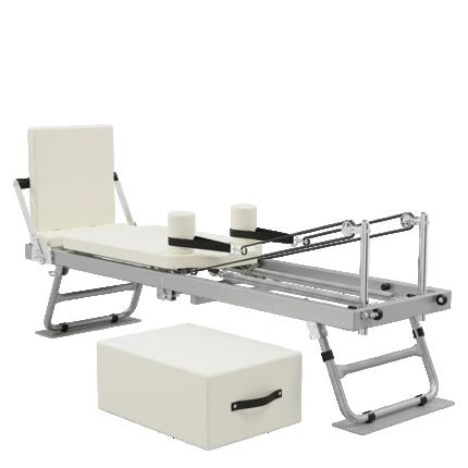 Machine Nordcore Reformer Pilates pliable, blanche