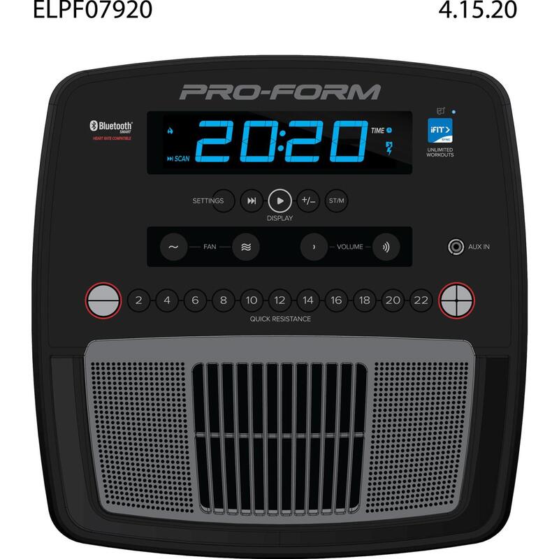 Cadence Hiit L6 connecté iFIT/ 22 niveaux de résistance