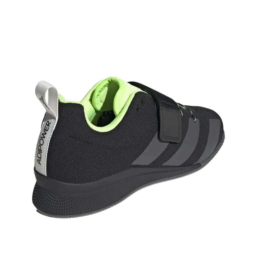 Scarpe da sollevamento pesi adidas adipower ii Nero/Verde 7/8