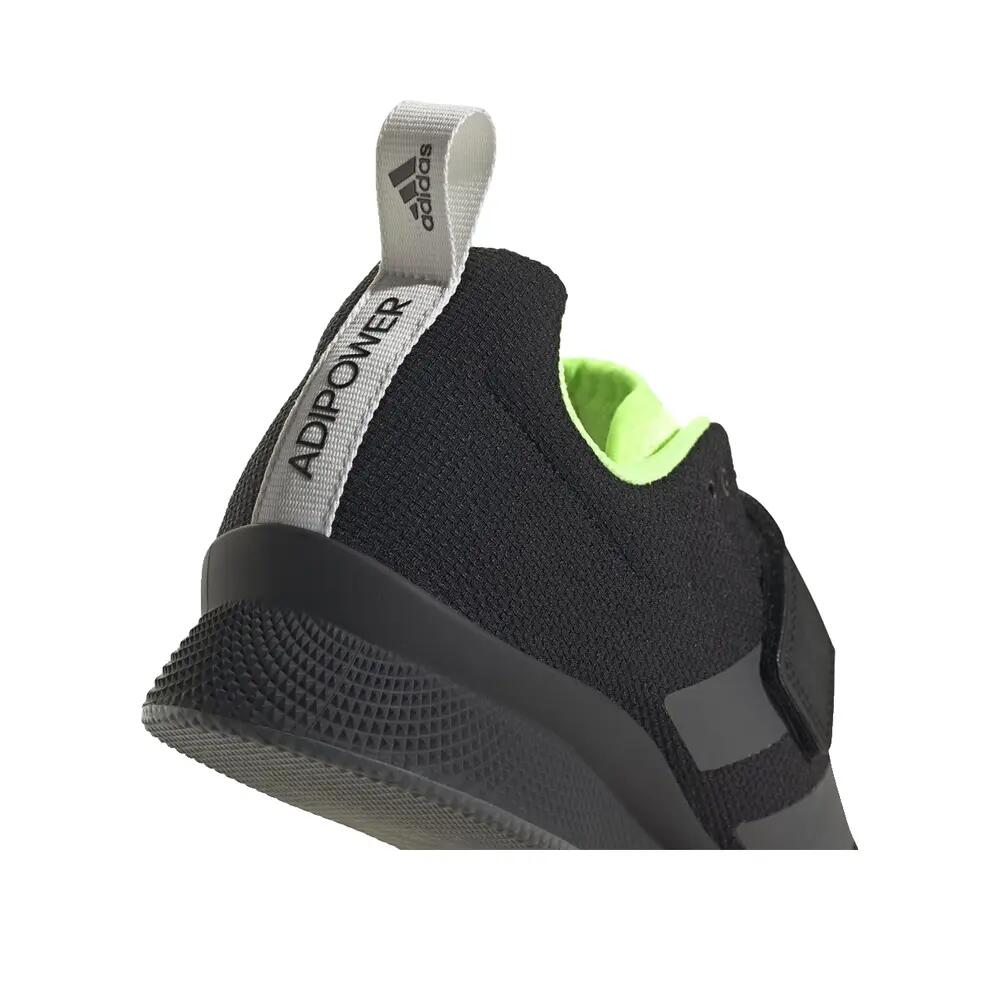 Scarpe da sollevamento pesi adidas adipower ii Nero/Verde 6/8