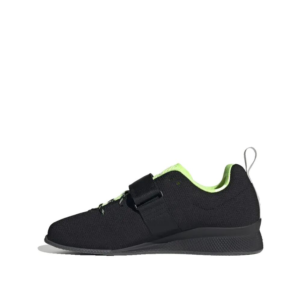 Scarpe da sollevamento pesi adidas adipower ii Nero/Verde 4/8