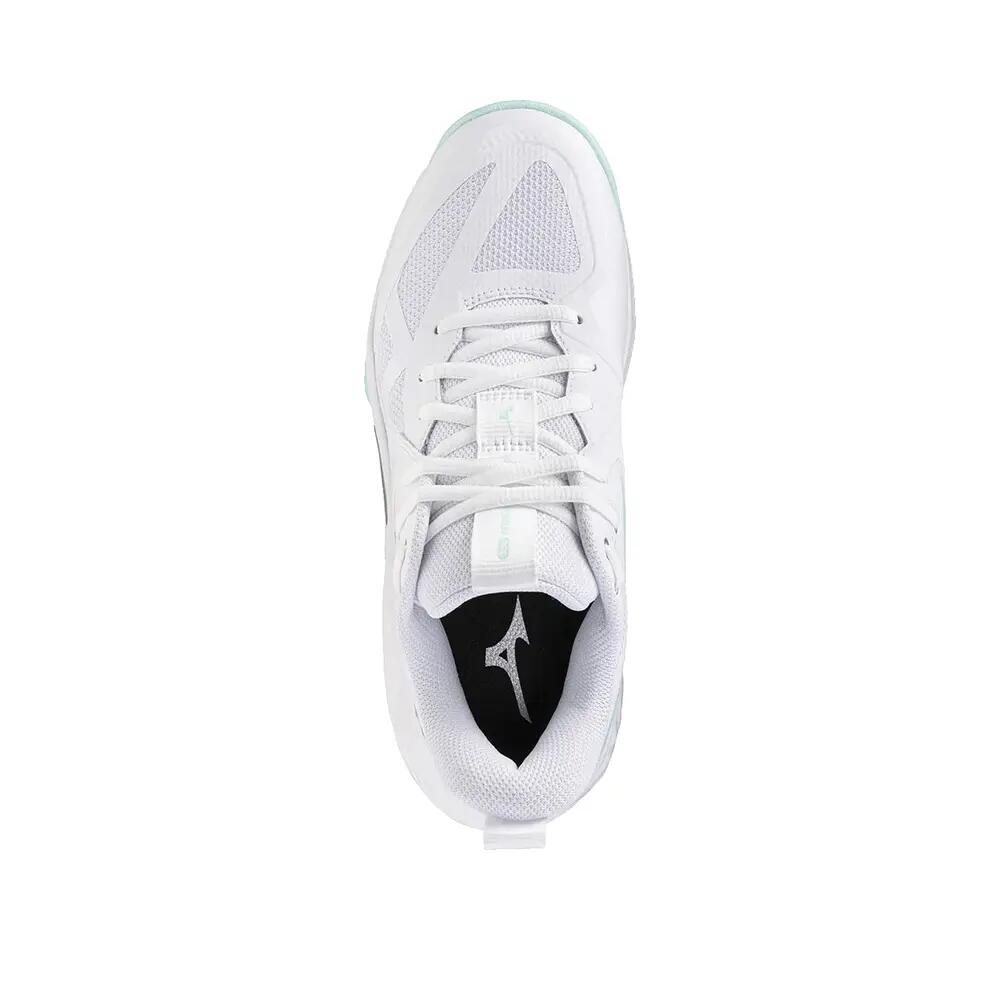 Chaussures de volley Mizuno Wave Momentum Pro Blanc/Tinte Bleu 6/6