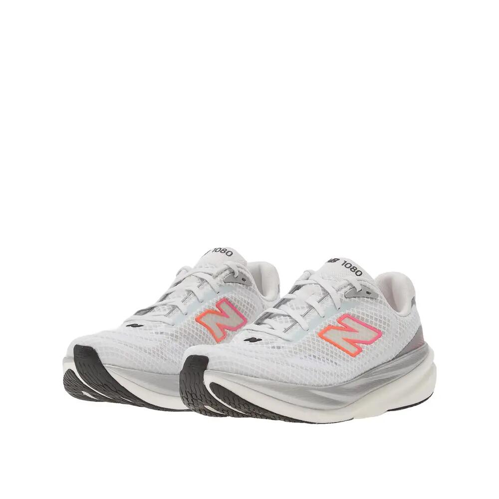 Chaussures de course New Balance 1080 v15 Blanc/Rose Chaleur/Orange Chaleur 5/6