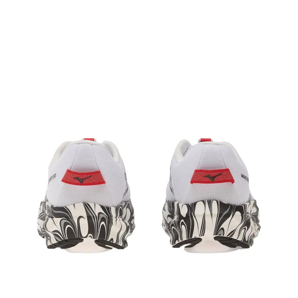 Chaussures Mizuno Wave Rider 30 Disclosure Branco/Preto/Vermelho 4/8