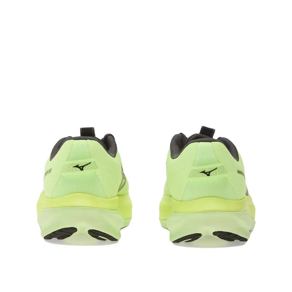 Mizuno Wave Rider 30 Laufschuhe Lime Pulp/Schwarz/Außenseite/Weiß 4/6