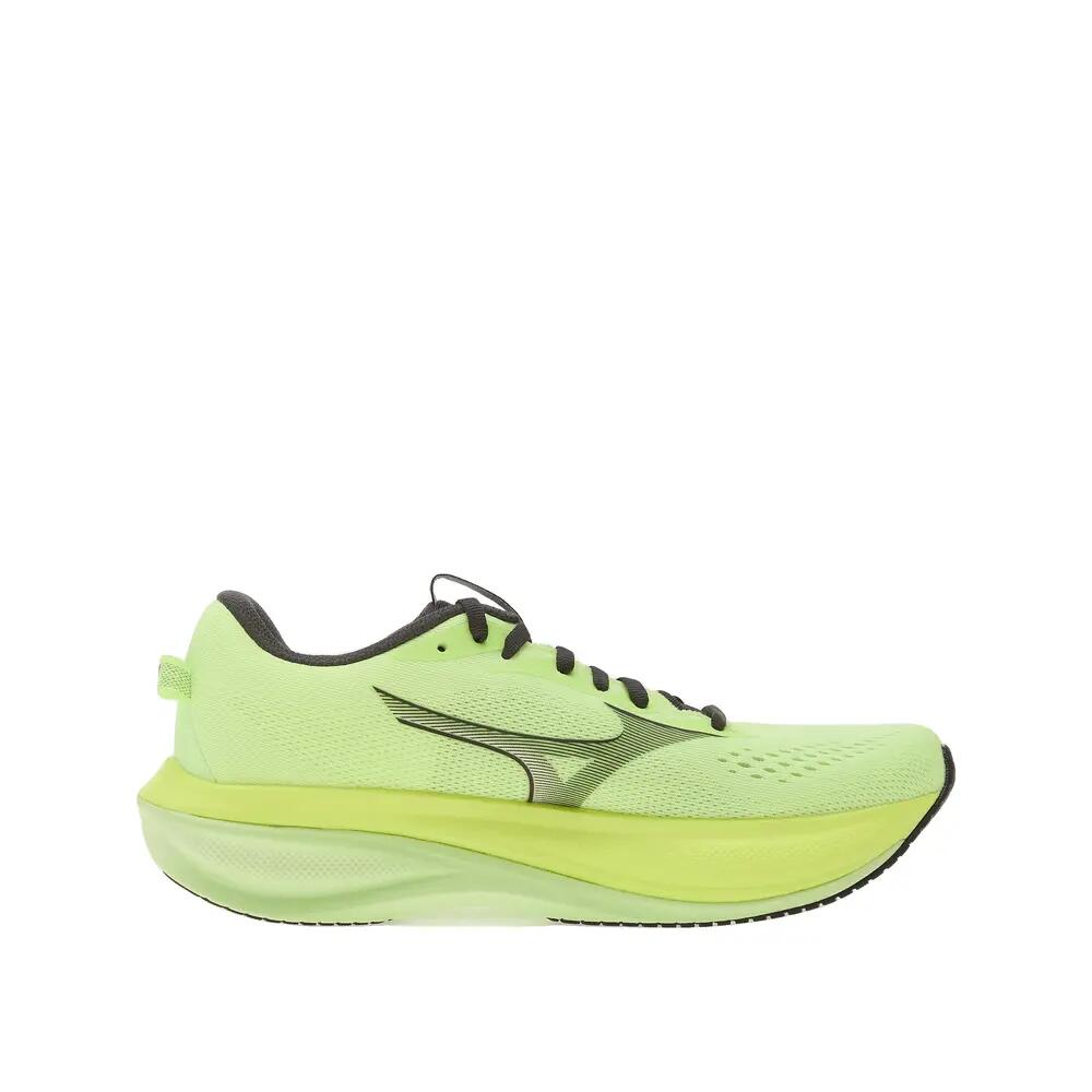 Mizuno Wave Rider 30 Laufschuhe Lime Pulp/Schwarz/Außenseite/Weiß 2/6
