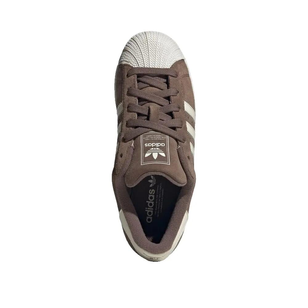 Chaussures adidas Superstar II Femme Brun/Blanc 5/6